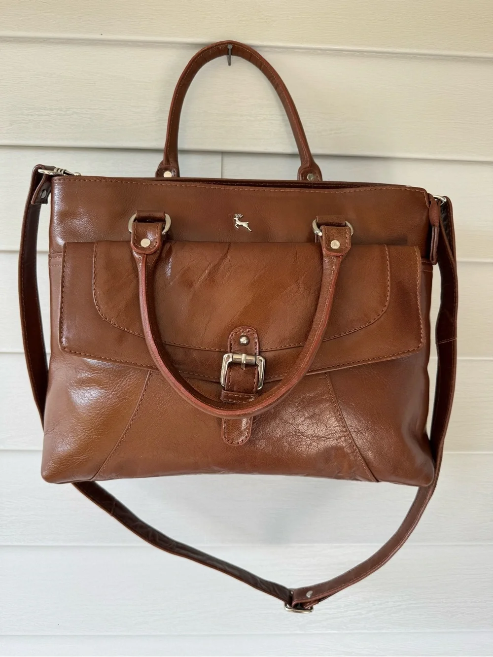 Ashwood Brown Leather Career Bag